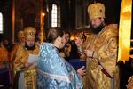 У Різдвяний святвечір єпископ Никодим звершив Літургію св. Василія Великого в Спасо-Преображенському кафедральному соборі.