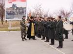 Прийняття присяги в інженерному полку м.Новограда-Волинського.  
