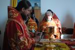  В день памяти святого великомученика Димитрия Солунского в Свято-Дмитриевском храме поселка Гришковцы была совершена Божественная литургия архиерейским чином.