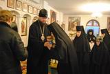 Архіпастир привітав із Різдвом Христовим насельниць Свято-Анастасіївської обителі.