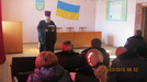 Бесіда з особовим складом районного відділу внутрішніх справ.
