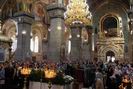 Правлячий архієрей звершив Вечірню з виносом Плащаниці та чин погребіння.