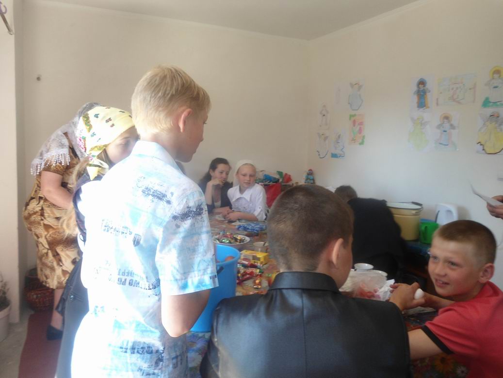 Святкування Пасхи Христової у селах Попільнянського благочиння..