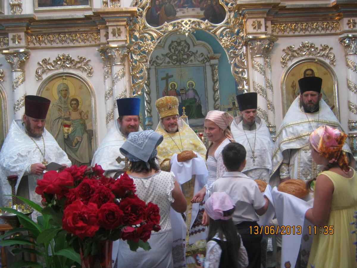 Храмове свято в Андрушках.