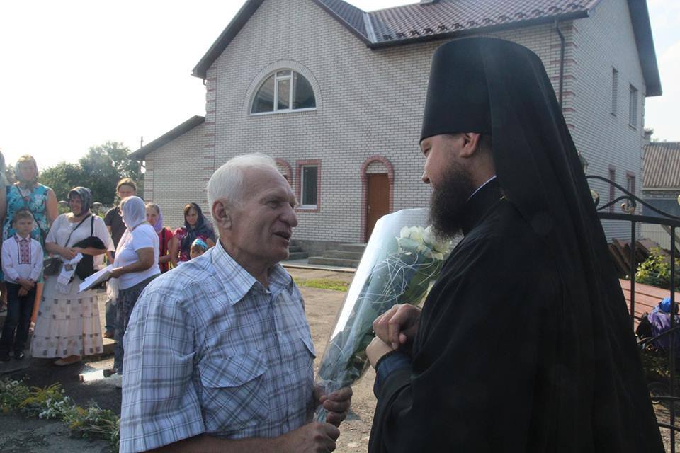 Літургія у Свято-Покровському храмі міста Новоград-Волинський.