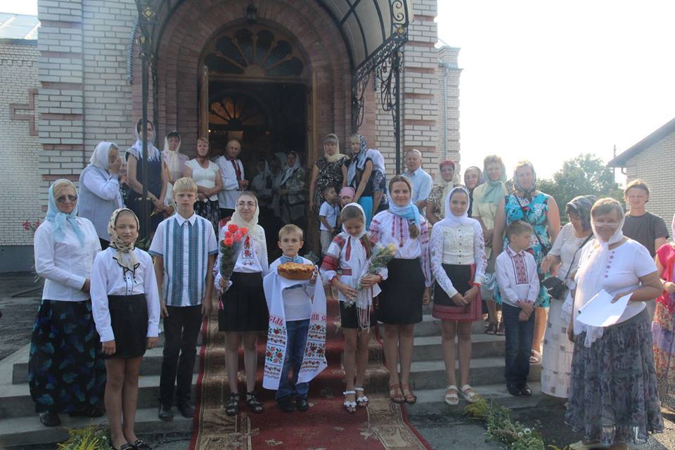Літургія у Свято-Покровському храмі міста Новоград-Волинський.