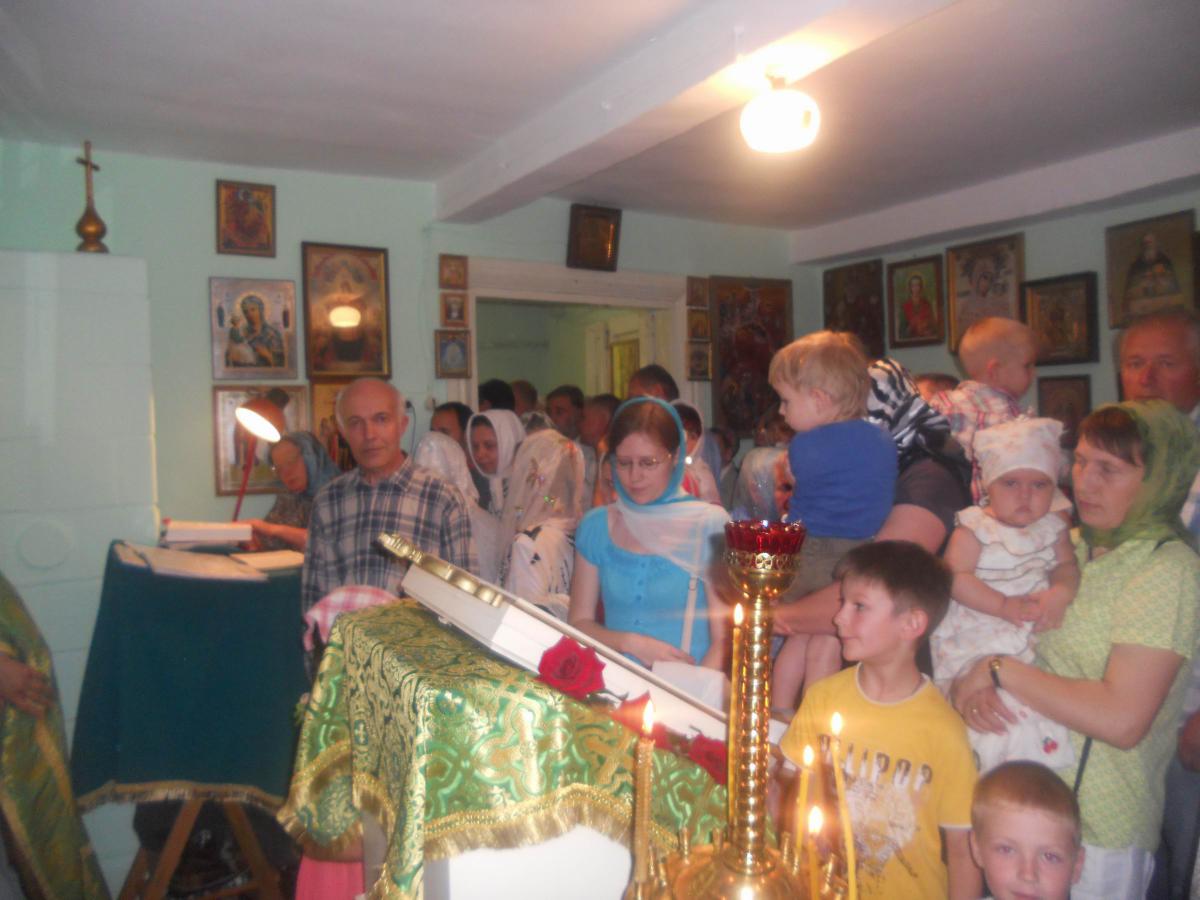 Престольне свято храму на честь преподобного Серафима, Саровського чудотворця.