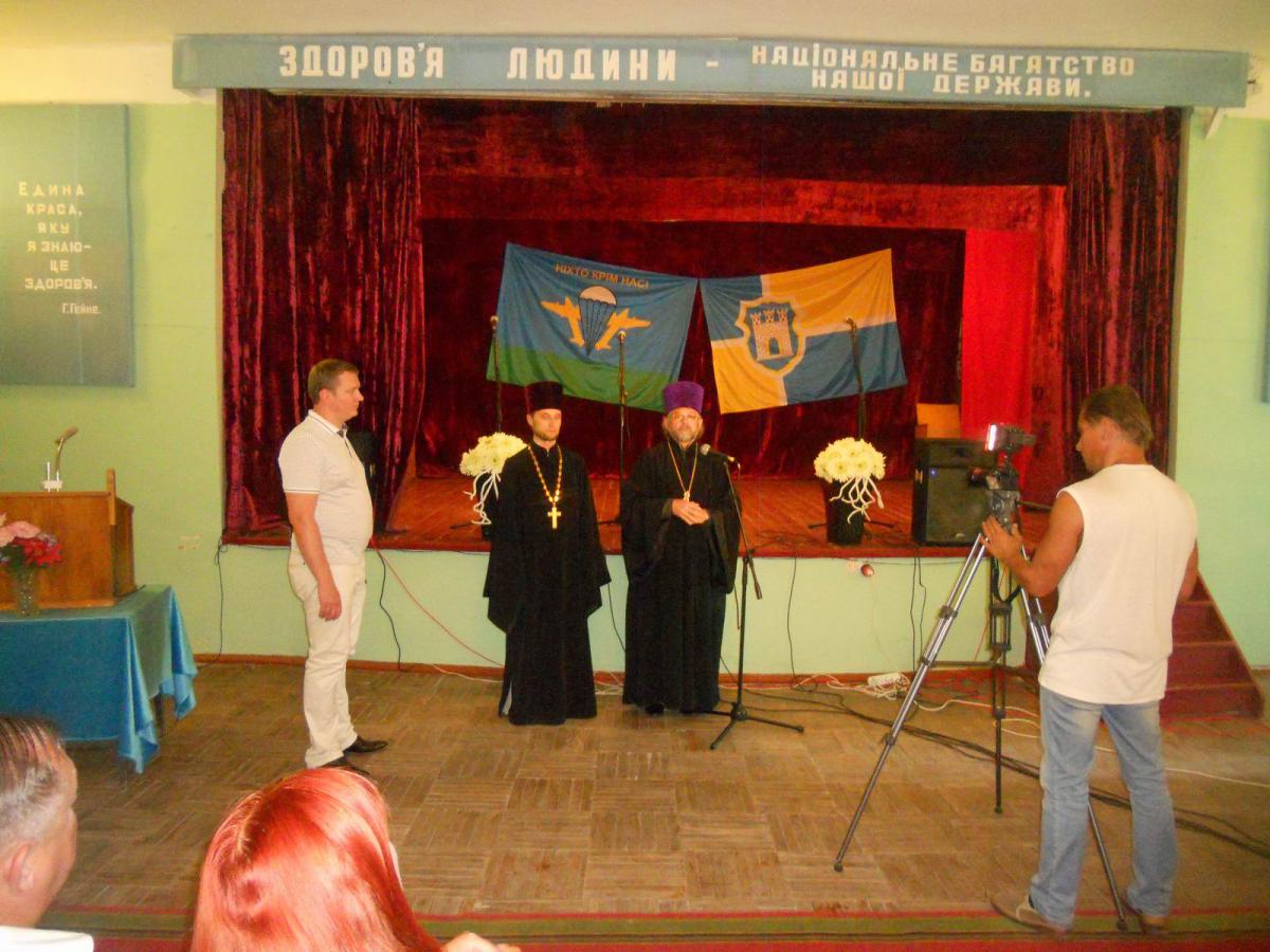 Священики єпархії взяли участь у святкуванні дня ВДВ у Житомирі.