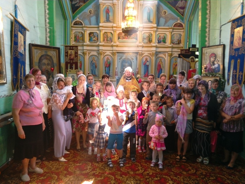 Молебен учащимся перед началом учебного года.