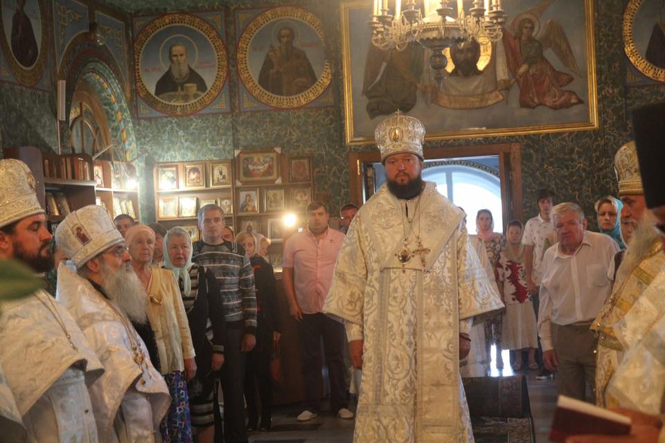 Архієрейське богослужіння у Свято-Іаківлівському храмі міста Житомира.