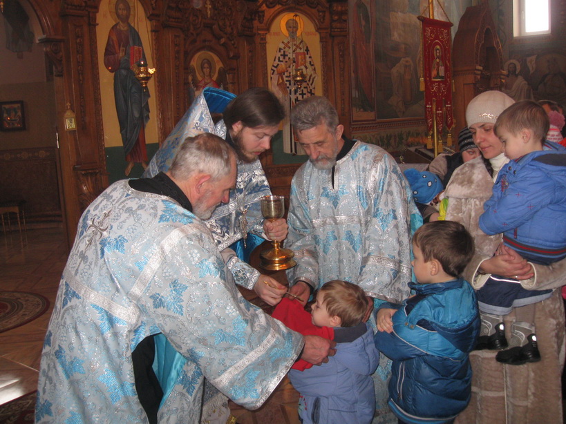 Богослужіння в День Стрітення Христового у Попільні