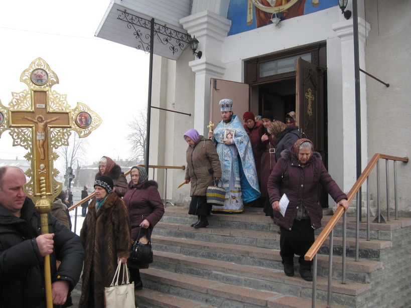 Богослужіння в День Стрітення Христового у Попільні