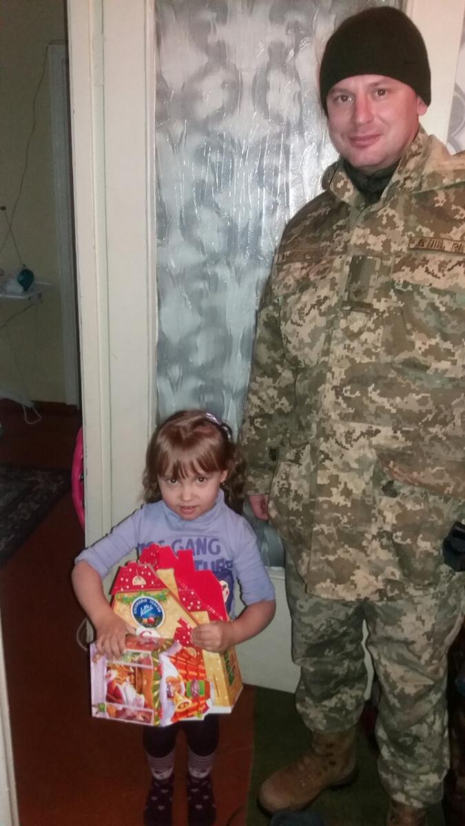 Священик відвідав сім'ї військовослужбовців - учасників АТО.