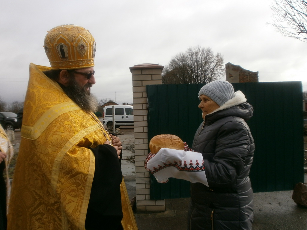 Освячення Хреста на місці будівництва нового Петро-Павлівського храму в с. Реї