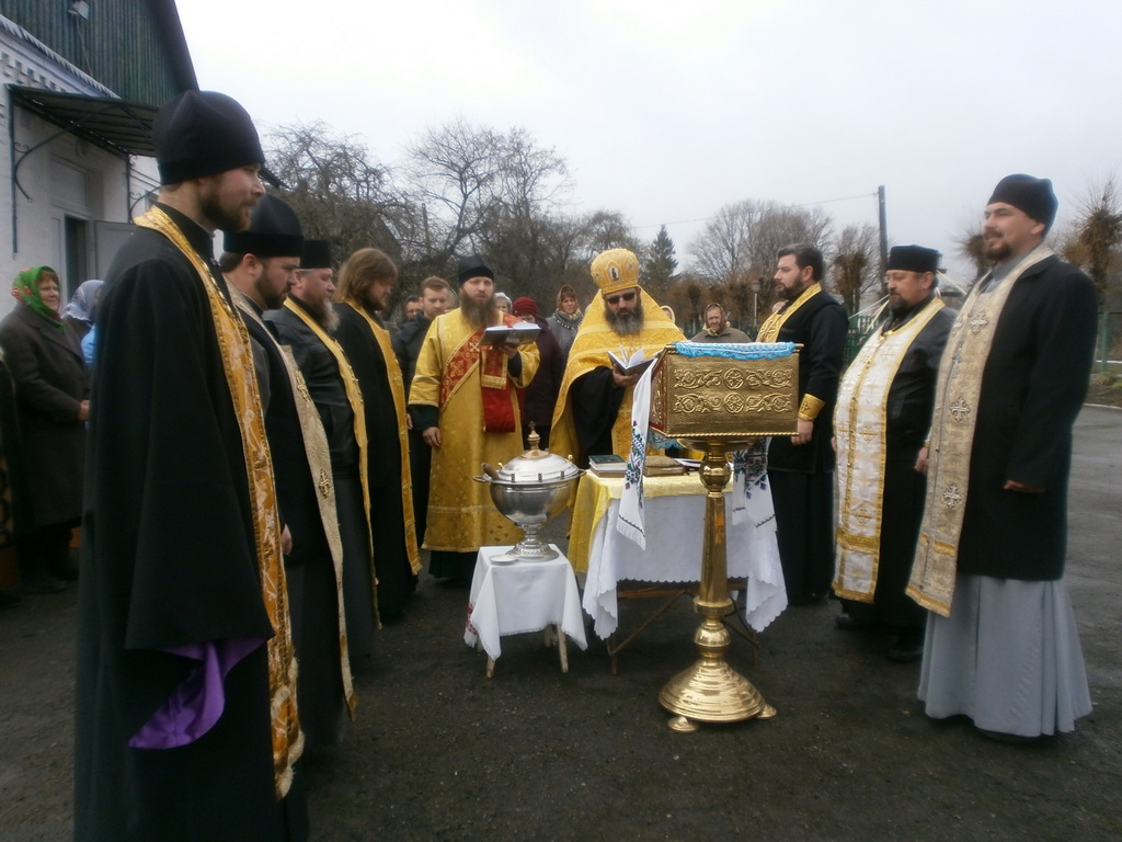 Освячення Хреста на місці будівництва нового Петро-Павлівського храму в с. Реї