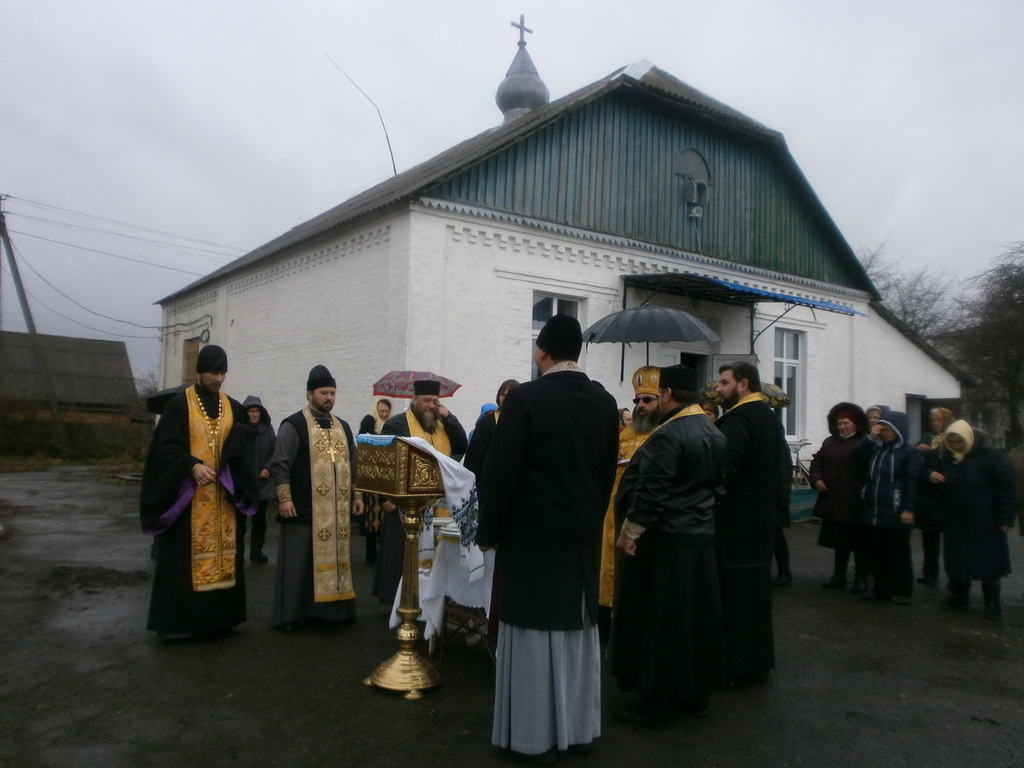Освячення Хреста на місці будівництва нового Петро-Павлівського храму в с. Реї
