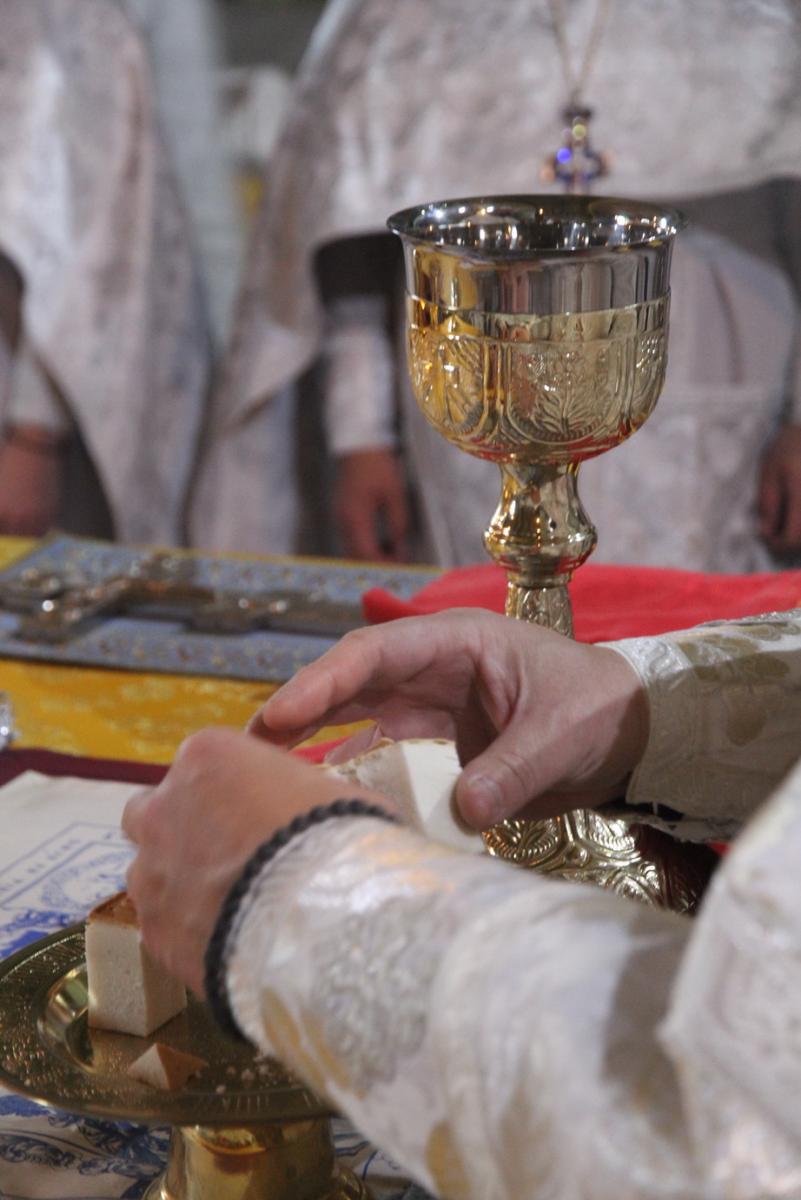 День пам'яті святих Небесних Сил безплотних: архієрейське богослужіння із дияконською хіротонією у Свято-Успенському соборі