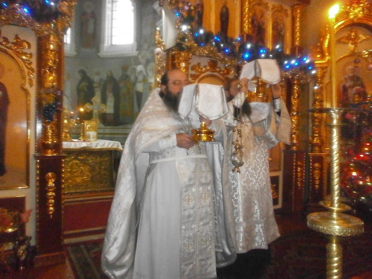 Святкове Богослужіння у Свято-Миколаївському соборі м. Бердичева в день свята Обрізання Господнього, вшанування пам’яті Святителя Василія Великого та початку Нового року