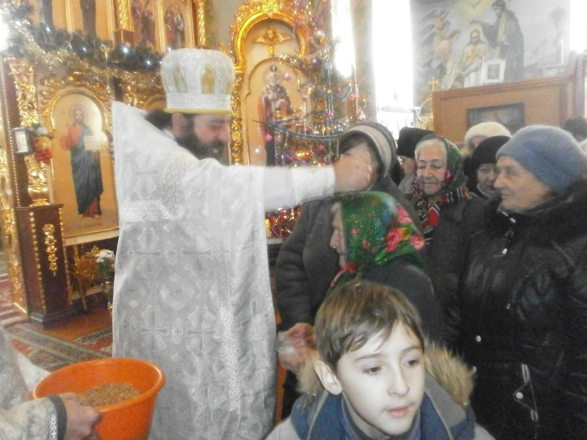 Святкове Богослужіння у Свято-Миколаївському соборі м. Бердичева в день свята Обрізання Господнього, вшанування пам’яті Святителя Василія Великого та початку Нового року
