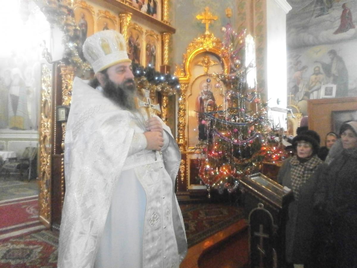 Святкове Богослужіння у Свято-Миколаївському соборі м. Бердичева в день свята Обрізання Господнього, вшанування пам’яті Святителя Василія Великого та початку Нового року