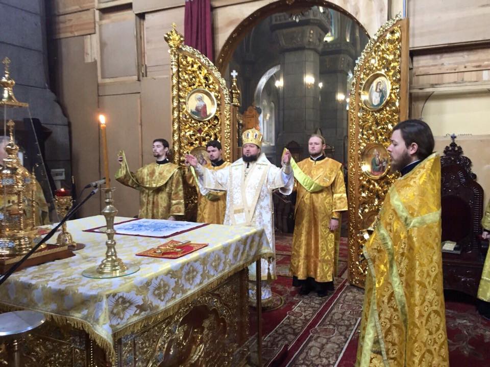 Неділя Торжества Православ'я: архієрейське богослужіння у Спасо-Преображенському кафедральному соборі міста Житомира.