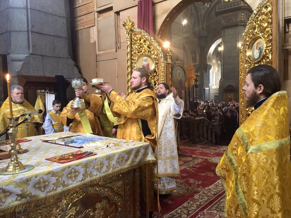 Неділя Торжества Православ'я: архієрейське богослужіння у Спасо-Преображенському кафедральному соборі міста Житомира.