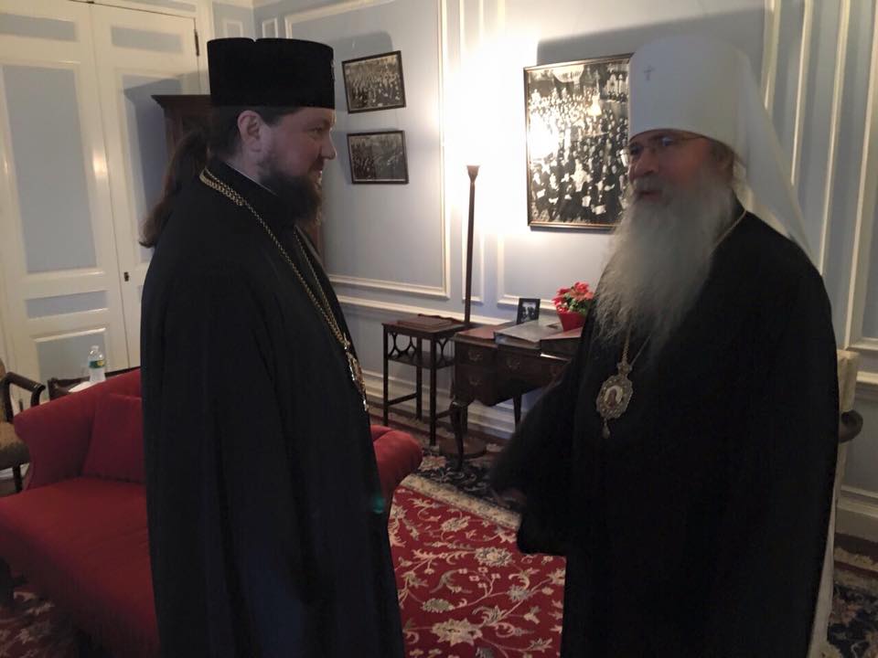 На завершення поїздки до США архієпископ Никодим мав зустріч із главою Американської Православної Церкви.