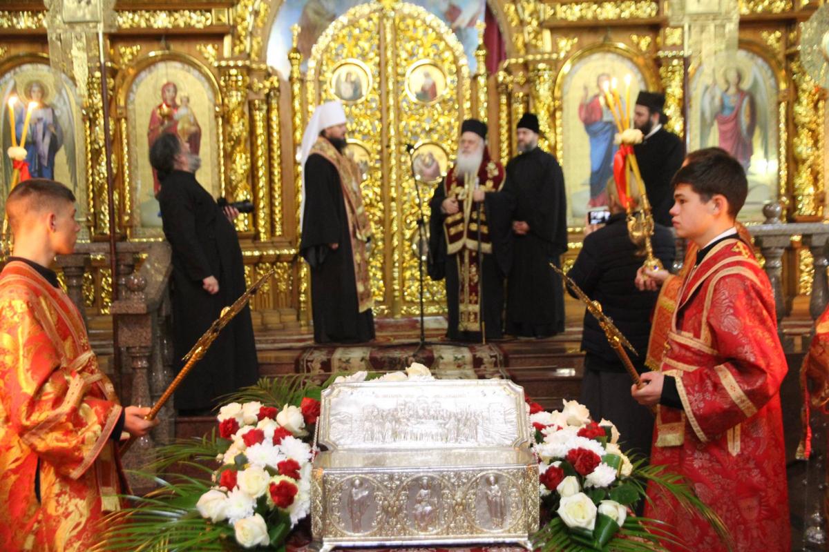 Мощі великомученика Димитрія Солунського зустріли у Житомирській єпархії!
