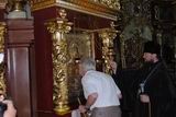 Спікер Верховної Ради України, Володимир Литвин, відвідав Свято-Георгіївський Городницький монастир.
