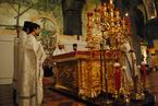Пасхальне Богослужіння у Спасо-Преображенському кафедральному соборі міста Житомира.