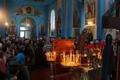 Любар зустрічає ікони: образ Святителя Миколая, архієпископа Мир-Лікійського  чудотворця та "Спас Чорнобильський".