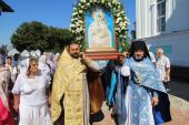 У Спасо-Преображенському Тригірському чоловічому монастирі вшанували чудотворну ікону Божої Матері на честь Її образу «Тригірська»