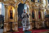 Архієпископ Никодим звершив літургію Передосвячених Дарів.