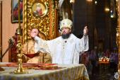 В день Хрещення Русі митрополит Никодим звершив Божественную літургію у Спасо-Преображенському кафедральному соборі міста Житомира.
