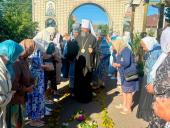 Митрополит Никодим очолив Божественну літургію у Свято-Успенському храмі селища Романів