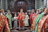 Владика Никодим звершив літургію у городницькому монастирі.