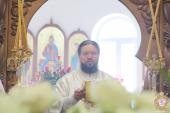 В День свята Благовіщення Пресвятої Богородиці митрополит Никодим очолив літургію у Свято-Благовіщенському соборі м. Коростишів!