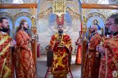 Митрополит Никодим звершив Божественну літургію у Хрестовоздвиженському храмі села Бистрі.