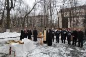 Архієпископ Никодим звершив чин освячення надкупольних хрестів у Житомирі.