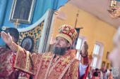 В день пам’яті цілителя Пантелеймона митрополит Никодим очолив святкування Престольного торжества Свято-Пантелеймонівського храму, що будується у Любарі. 