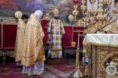 Божественна літургія в кафедральному соборі у Неділю двадцять п'яту після П'ятидесятниці.