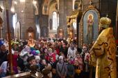 Недільне богослужіння у кафедральному соборі Житомира.