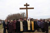 Митрополит Никодим звершив чин освячення хреста на в'їзді в Черняхів!
