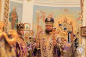 Тульчин. Митрополит Никодим взяв участь у святковому богослужінні та привітав вікарія Тульчинської єпархії єпископа Сергія із першою річницею архієрейської хіротонії!