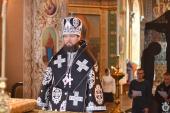 Відбулась сповідь духовенства Житомирського міського благочиння. Архієрейська літургія у Свято-Хрестовоздвиженському кафедральному соборі Житомира.