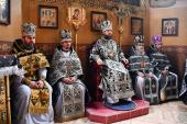 Сповідь духовенства Попільнянського району. Архієрейське богослужіння у Свято-Миколаївському храмі.