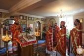 Архіпастир очолив служіння літургії в день свята відданя Пасхи Христової!