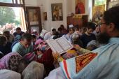 Архіпастир очолив святковий молебінь із читанням акафісту у храмі-каплиці на честь князя Олександра Невського у парковій зоні міста Житомира!