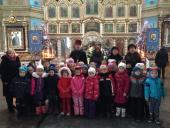 У Подільську церкву завітали малень колядники!