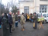 Молебень для медиків перед відправленням у дорогу.